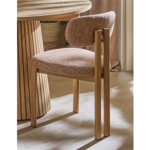 Silla nyree tela class caramelo 51x53x81 cms