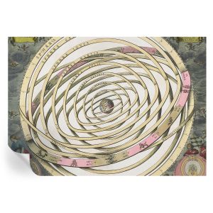 Murales autoadhesivos espiral cósmica 208x146 tulup