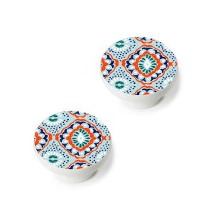 Pomo para mueble rei e292 | 38x38x22 mm | ilustrado | 2 uds. | haya