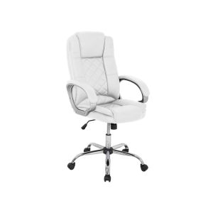 Sillón giratorio de oficina con respaldo y reposabrazos