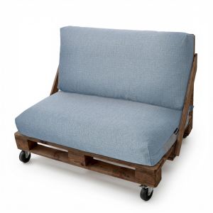 Cojín para palets asiento 120x80x20 azul naylim mate happers
