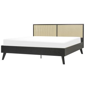 Cama ratán monpazier 180 x 200 cm negro