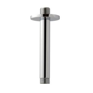 Kibath brazo de ducha soporte de techo redondo de 20 cm cromo brillo