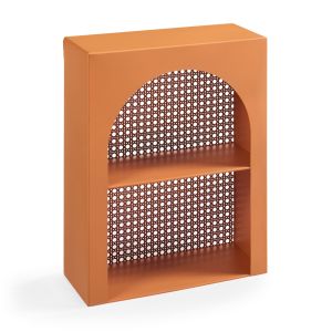 Estantería de pared jäller 40x30x13 cm - naranja [en.casa]