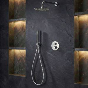 Imex - columna ducha empotrada termostática cromado serie monza