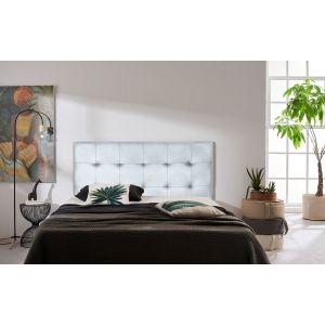 Cabecero aster polipiel plata 190