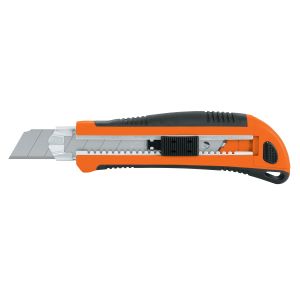 Cúter profesional con alma metálica y grip - 18 cm - 25 mm - 3 hojas