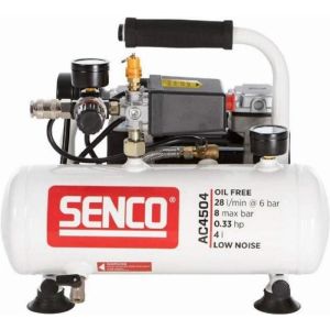 Compresor de aire discreto ac4504 sin aceite 4l - senco - afn0024