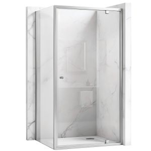 Rea cabina de ducha primo swing 80x80 chrome, 80x80x190 cm