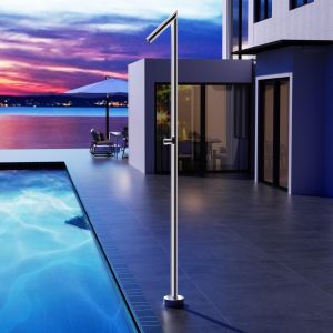Imex - ducha piscina exterior acero s.316 acero serie oklahoma