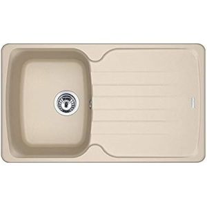 Fregadero con escurridor - inox - 1 seno - 86 cm