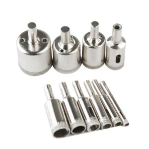 Juego 10 brocas diamante 6-32mm vitrocerámica