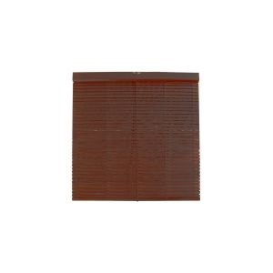 Persiana de madera | 120 x 140 cm - marrón (pintada)