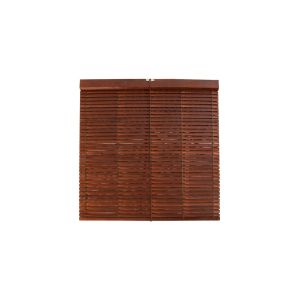 Persiana de madera | 137 x 130 cm - nogal (barnizada)