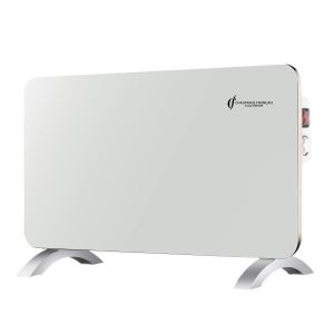 Radiador eléctrico móvil de vidrio sorimo sannover 1000 w blanco