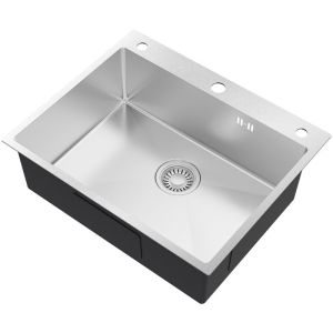 Fregadero de cocina - cecipa max - 60x49cm - acero inoxidable - 1 cubeta -