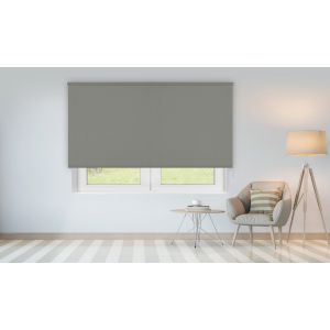 Estor enrollable traslúcido chela gris 135x250
