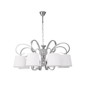 Bogota chandelier 8xe14 chrome