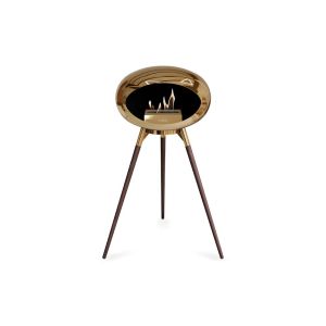 Chiminea bioetanol Ground High Chromed Rose Gold 1