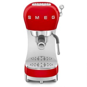 Máquina de café exprés smeg 15 bares roja - ecf02rdeu