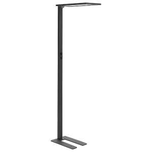 Lámpara LED de pie orion con sensor de movimiento metal negro