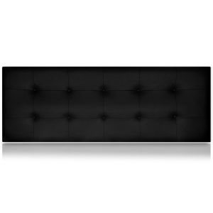 Cabeceros artemisa tapizado polipiel negro 160x55 de sonnomattress