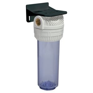 Aquawater - puerta de filtro simple desnudo para cartucho estándar 9"3/4