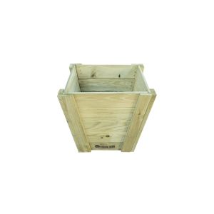 Macetero de madera 50x50x47 cm abril cerrado autoclave - madelea