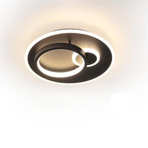 Nettlife plafon  de techo LED  plafon  de negra 33 w regulable con control