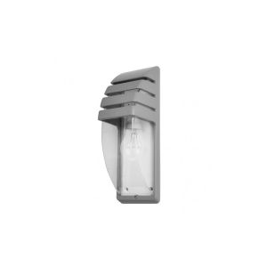 Elnath outdoor wall light 1xe27 metal / polycarbonate grey
