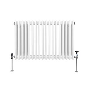 Radiador tradicional horizontal de 3 columnas - 600 x 832mm - blanco