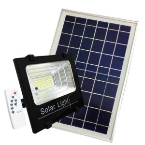Proyector LED solar regulable de 30w ip65 con sensor (panel solar