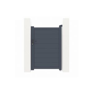 Puerta de jardín eiger 1m h.140cm + kit de inversión de apertura