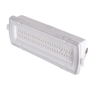 Luz de emergencia LED estanca 4w ip54 – 530 lm – empotrable o superficie 3h