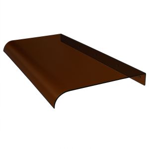 Ame - Set 3 marquesinas para exteriores 153x35,5 cm policarbonato ahumado