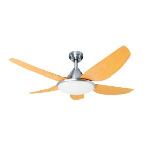 Ventilador de techo luz LED küken cromado 65w