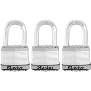 Candado de alta seguridad - master lock - m115eurtrilf - con llave - acero