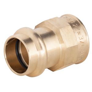 Conector de cobre prensado ø22 - hembra 3/4