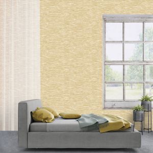 Papel pintado texturizado tnt efecto bronce ocre