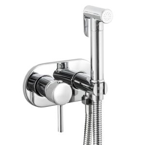 Valaz grifo de bidet empotrado redondo cromado