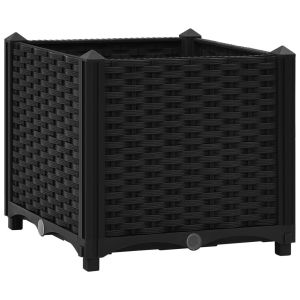 vidaXL jardinera elevada 40x40x38 cm polipropileno