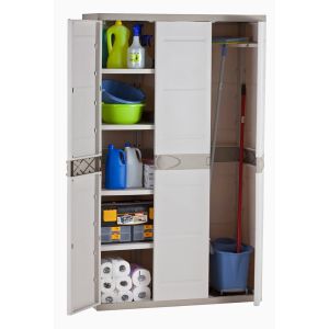 Armario 105 cm titanium beige | plastiken