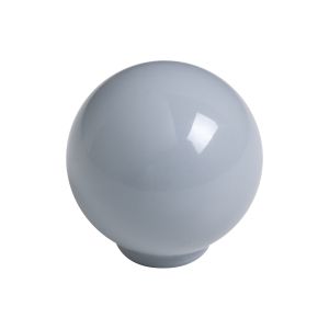 Tirador esfera abs 24mm gris brillante lote de 75