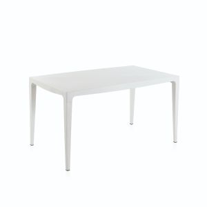 Mesa de jardín master 140 cm blanca