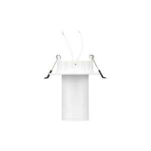 Aplique circular orientable para bombilla gu10 empotrable blanco(dlrgu10-b)