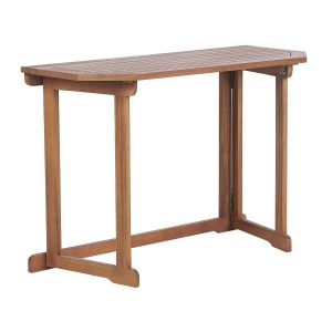 Mesa de balcón treia 110 cm 47 cm madera de acacia marrón