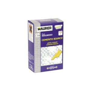 Cemento - maurer - edil - blanco - 1 kg - uso interior y exterior