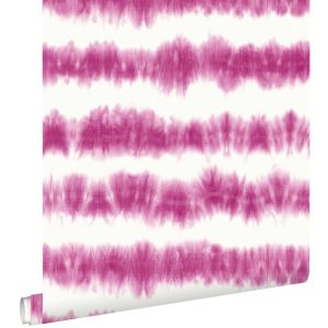 Estahome papel pintado diseño a rayas horizontales tie-dye shibori 148688