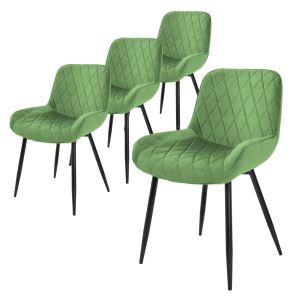 Juego de 4 sillas de comedor silla de comedor ml-design