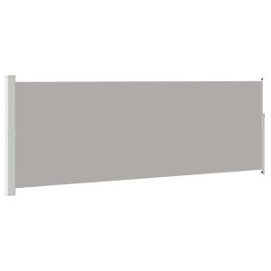 vidaXL toldo lateral retráctil 160x500 cm gris